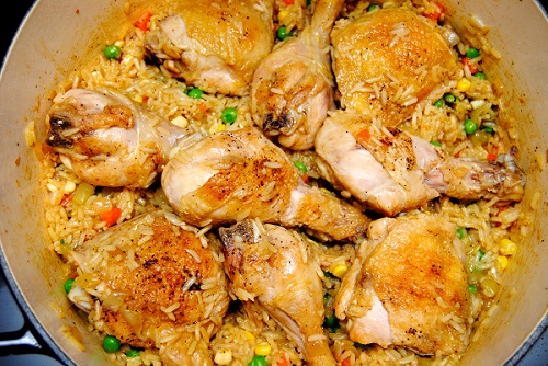 وصفات ارز بالدجاج سهلة و شهية