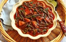  طريقة عمل لوبيا بالبندورة Green-Bean-Stew_TurmericSaffron