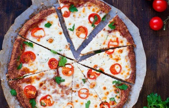 طريقة عمل بيتزا الخضار بدون عجين