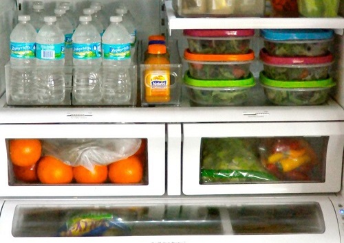 ترتيب الاغراض في الثلاجة