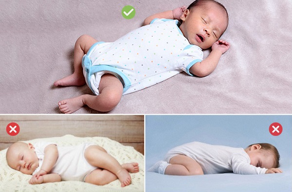 وضعية النوم الصحيحة للطفل الرضيع