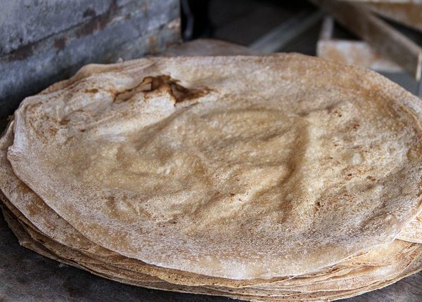 خبز الصاج للشاورما